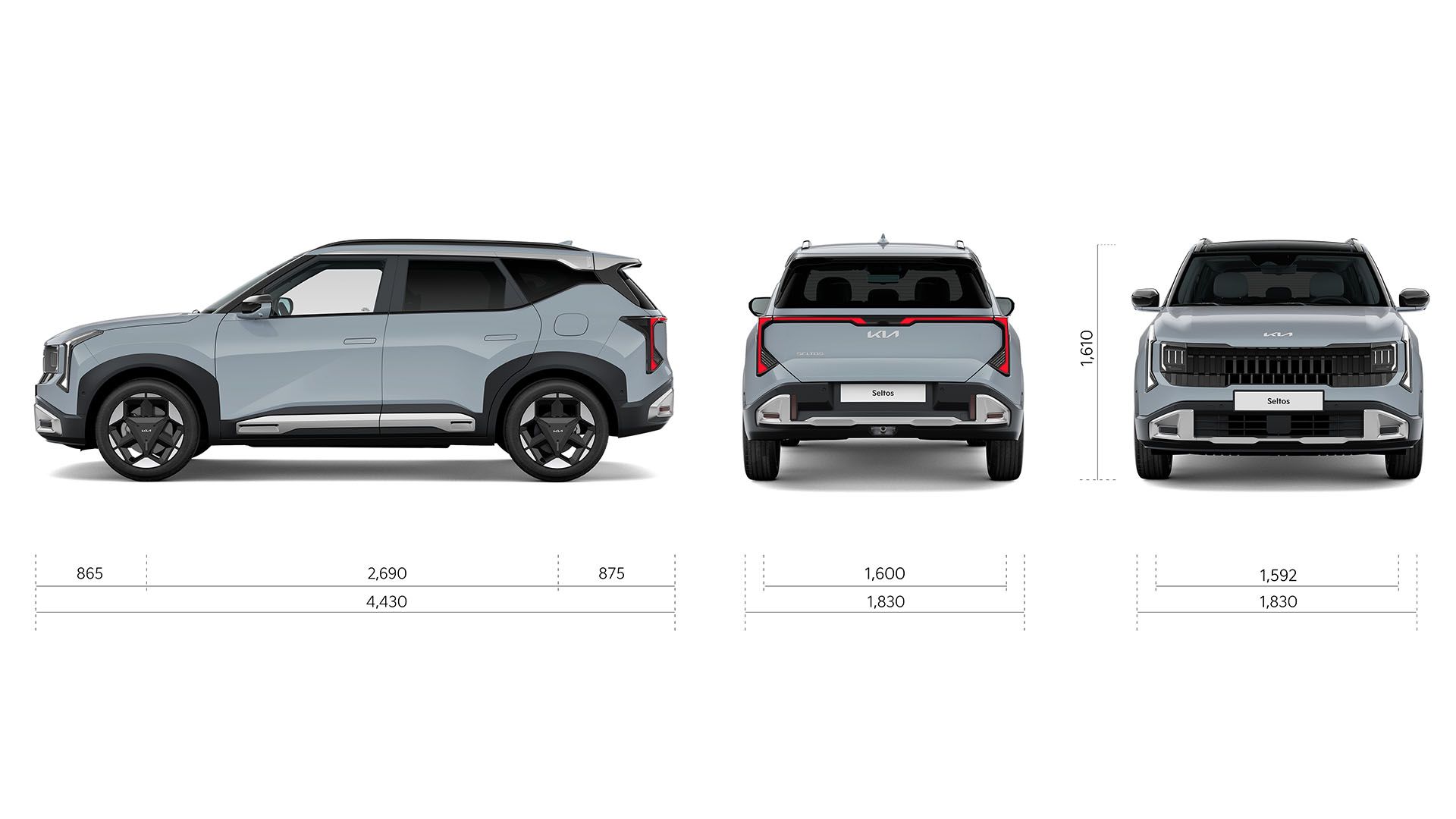 Kia EV4 Dimensions - all